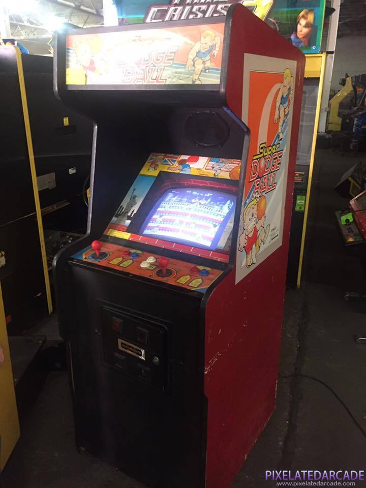 Super Dodge Ball Photo: Super Dodge Ball arcade cabinet