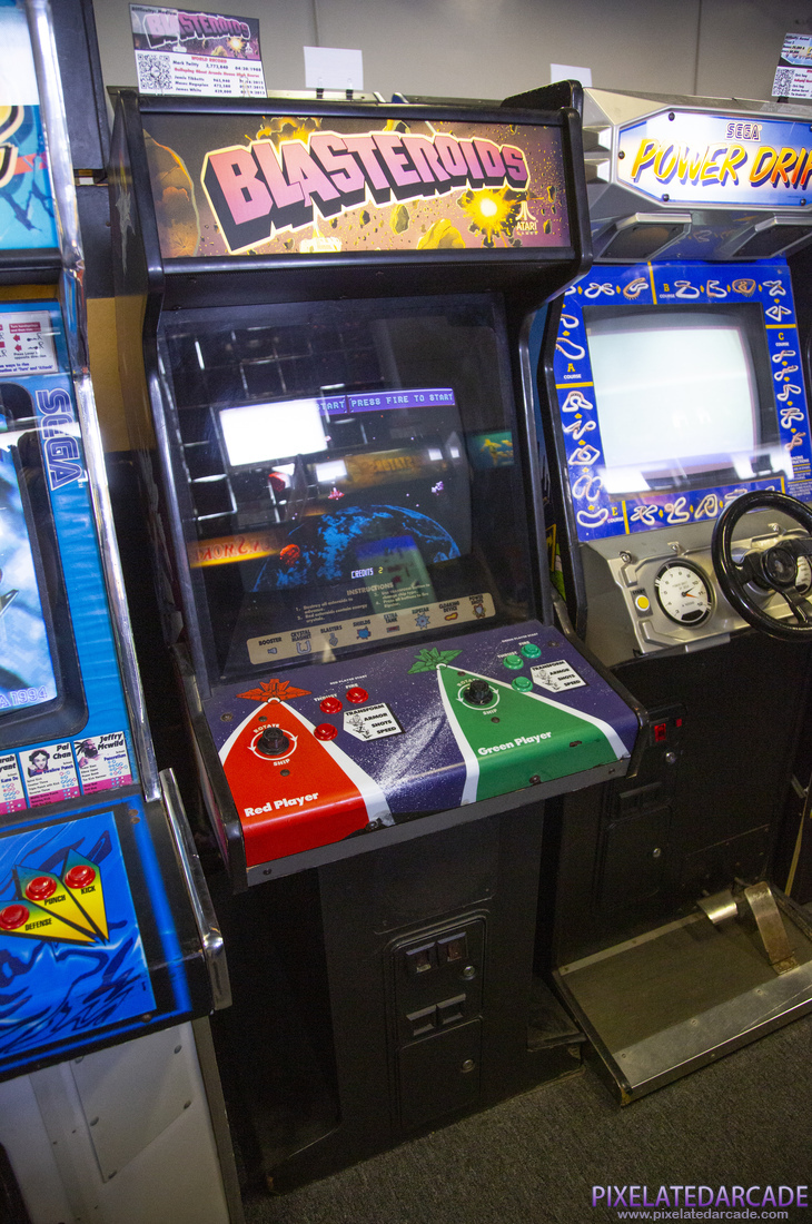 Blasteroids Photo: Blasteroids arcade cabinet