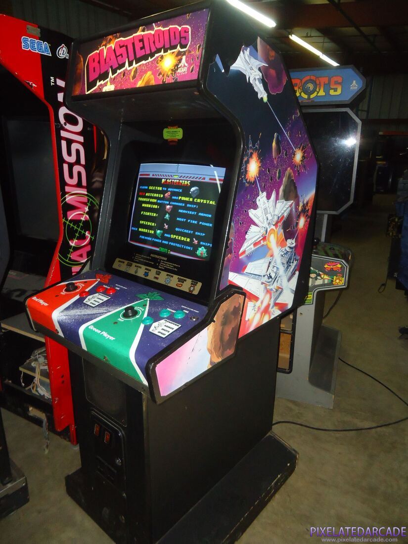 Blasteroids Photo: Blasteroids arcade cabinet