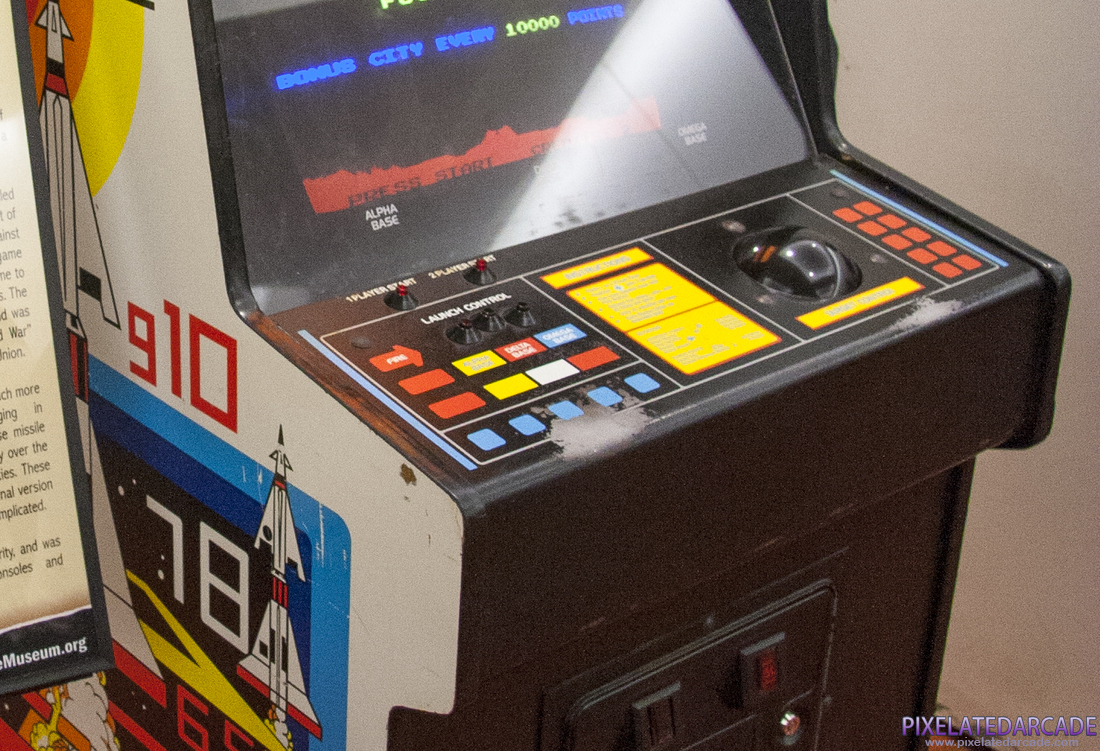 Missile Command Photo: Missile Command arcade cabinet - Controls