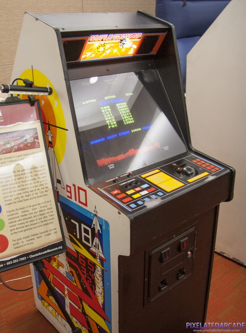 Missile Command Photo: Missile Command arcade cabinet
