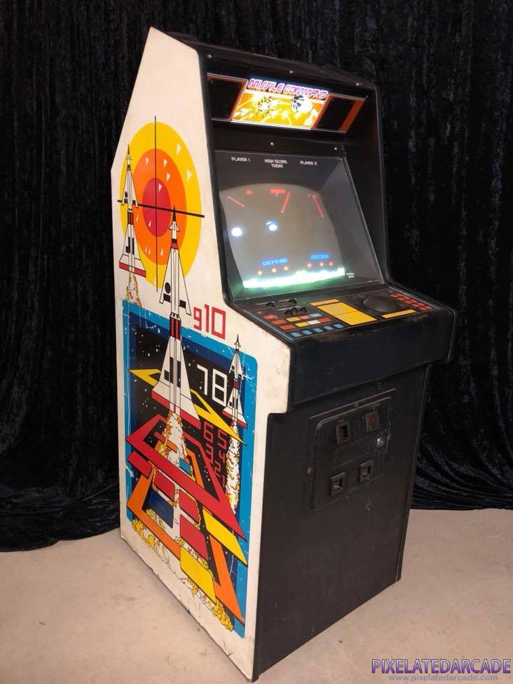 Missile Command Photo: Missile Command arcade cabinet