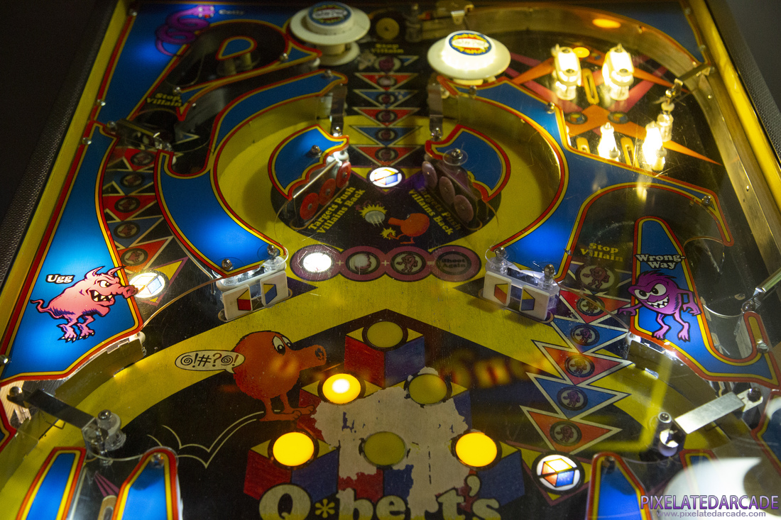 Q*bert's Quest Photo: Upper playfield