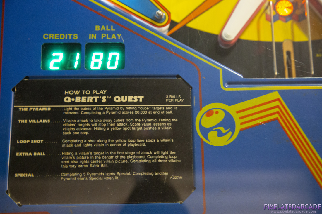 Q*bert's Quest Photo: Instruction card