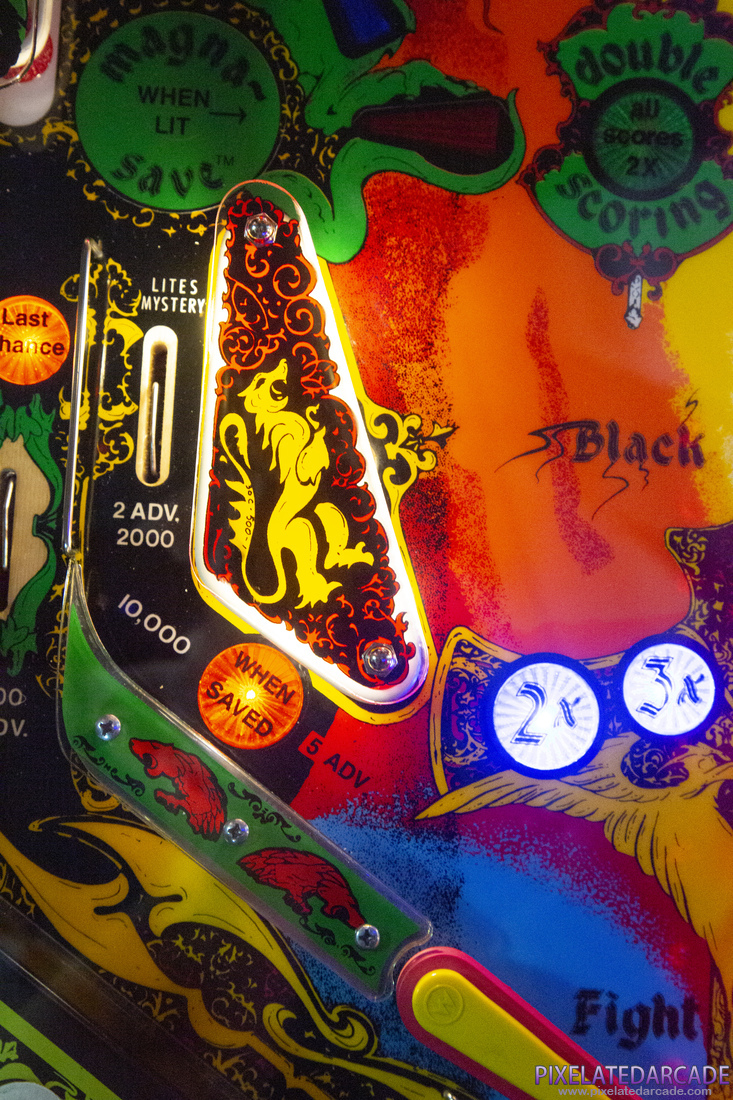 Black Knight Photo: Black Knight - Playfield detail