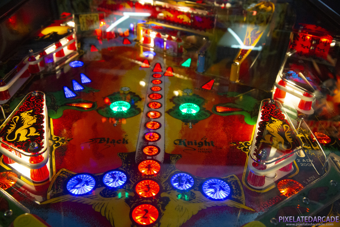 Black Knight Photo: Black Knight - Playfield detail