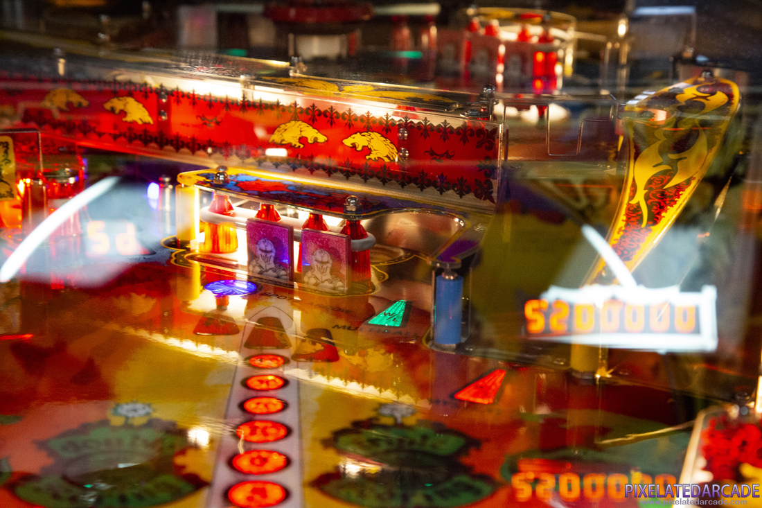 Black Knight Photo: Black Knight - Playfield detail