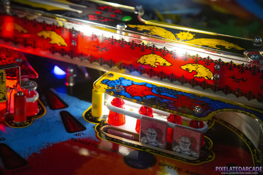 Black Knight Photo: Black Knight - Playfield detail