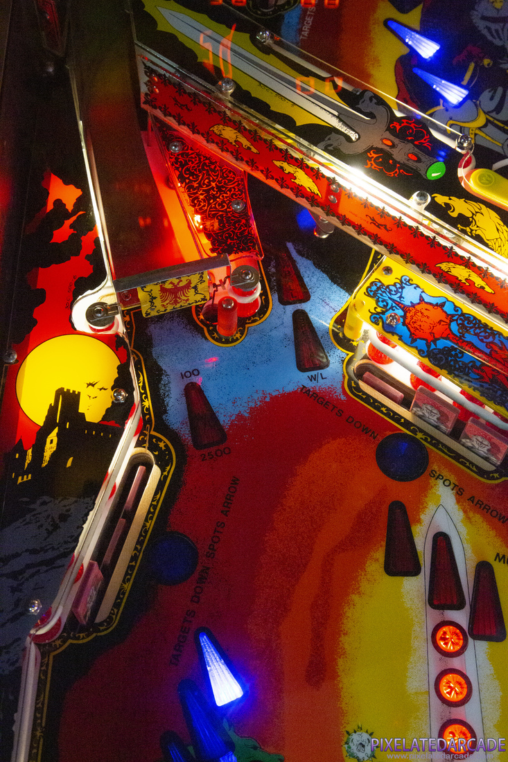 Black Knight Photo: Black Knight - Playfield detail