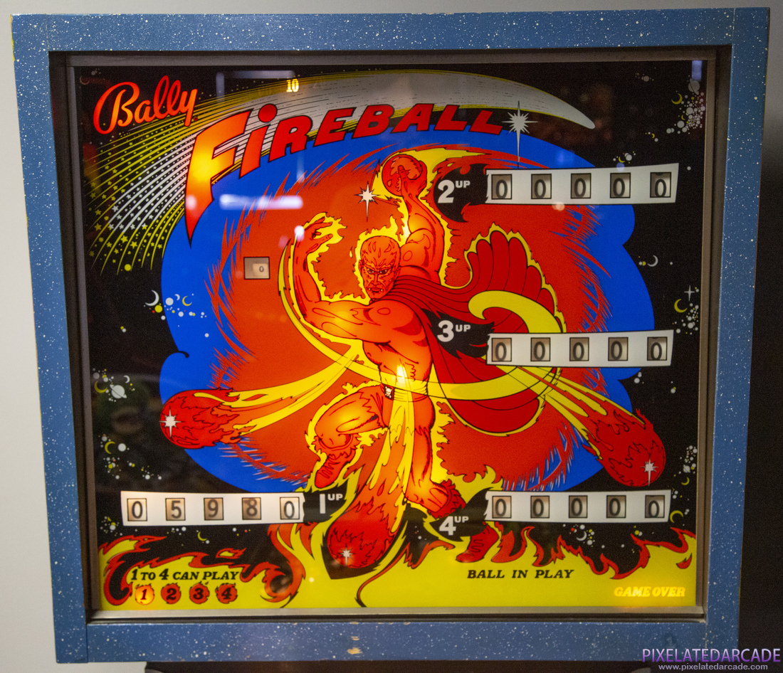 Fireball Photo: Backglass