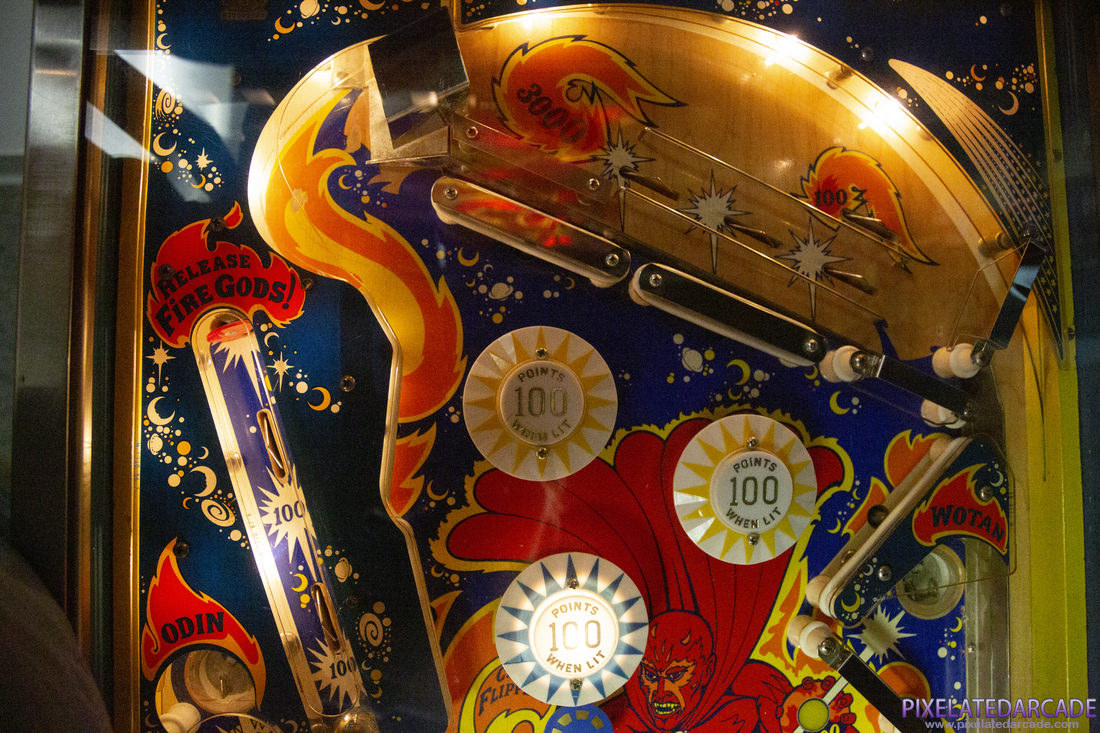 Fireball Photo: Upper playfield