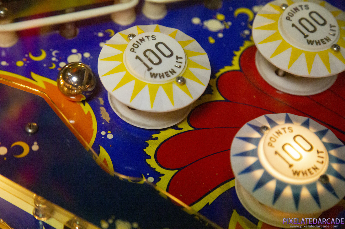 Fireball Photo: Playfield detail