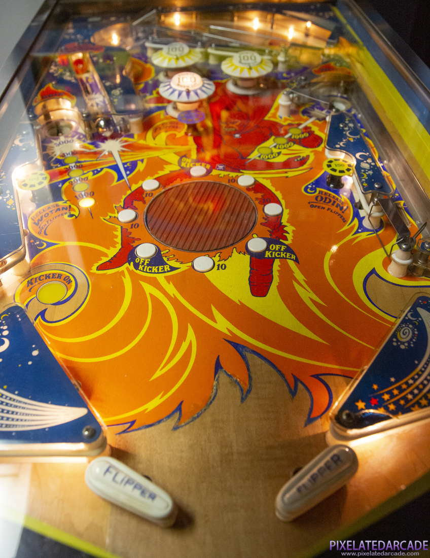 Fireball Photo: Fireball playfield