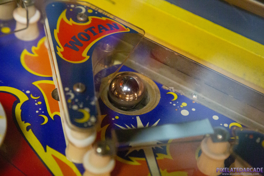 Fireball Photo: Playfield detail
