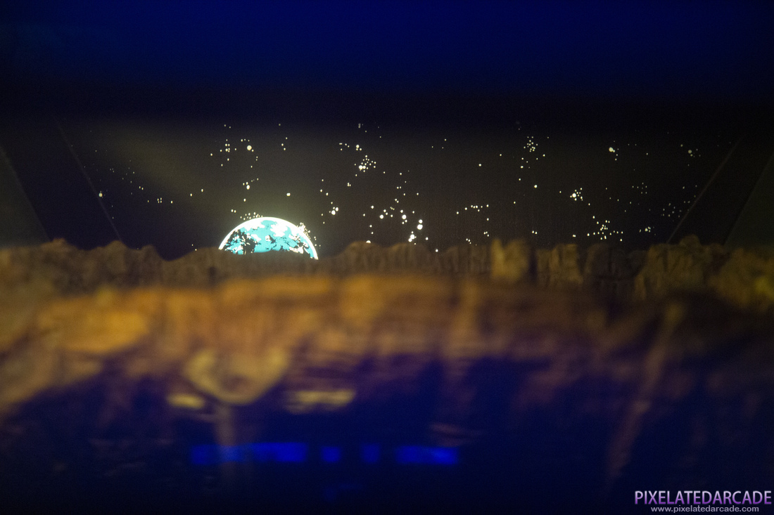 Dark Planet Photo: Dark Planet arcade cabinet - Backdrop