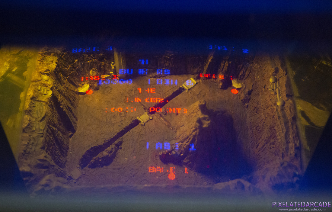 Dark Planet Photo: Dark Planet arcade cabinet - Display and backdrop