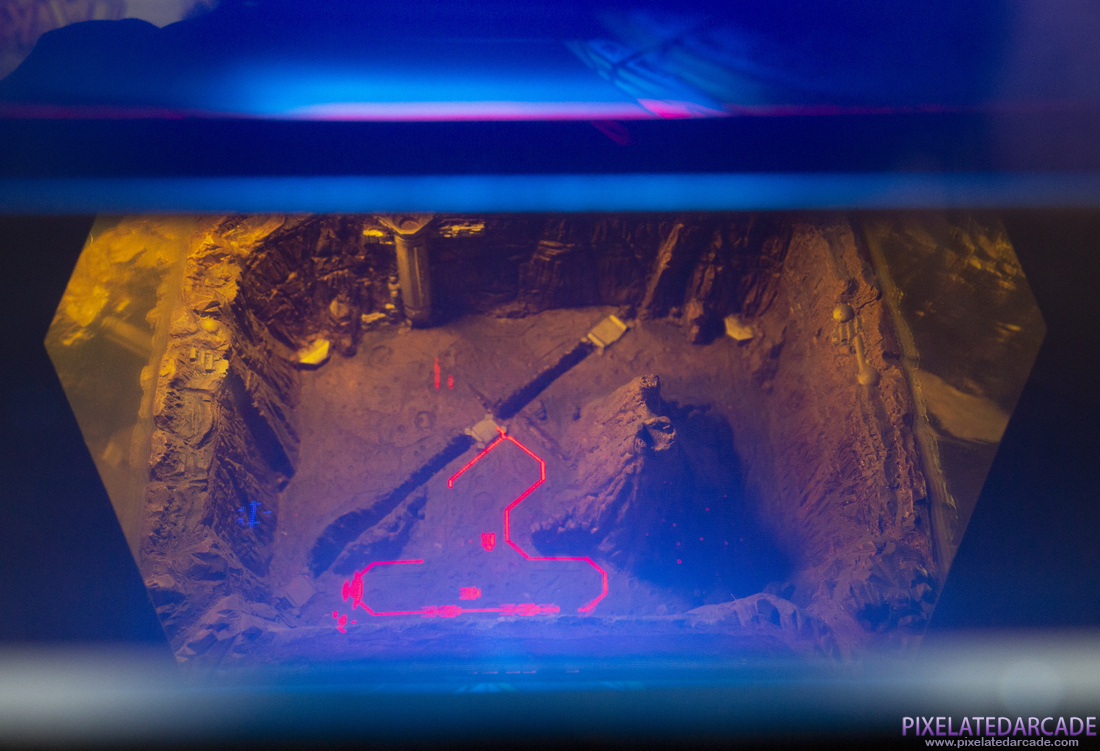 Dark Planet Photo: Dark Planet arcade cabinet - Display and backdrop