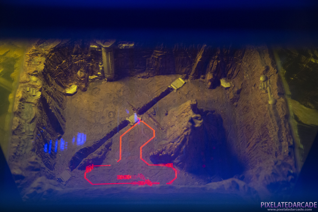 Dark Planet Photo: Dark Planet arcade cabinet - Display and backdrop