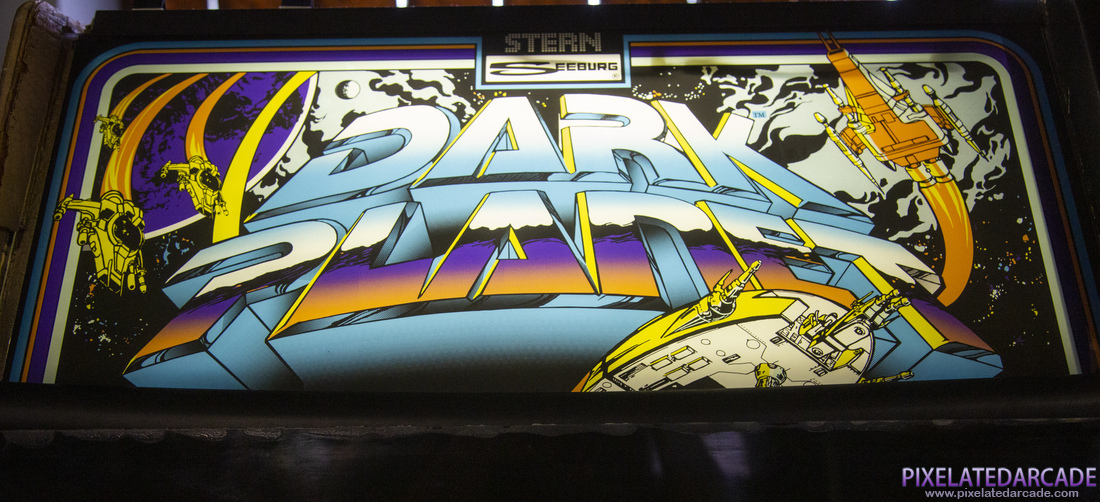 Dark Planet Photo: Dark Planet arcade cabinet - Marquee