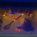 Dark Planet arcade cabinet - Display and backdrop