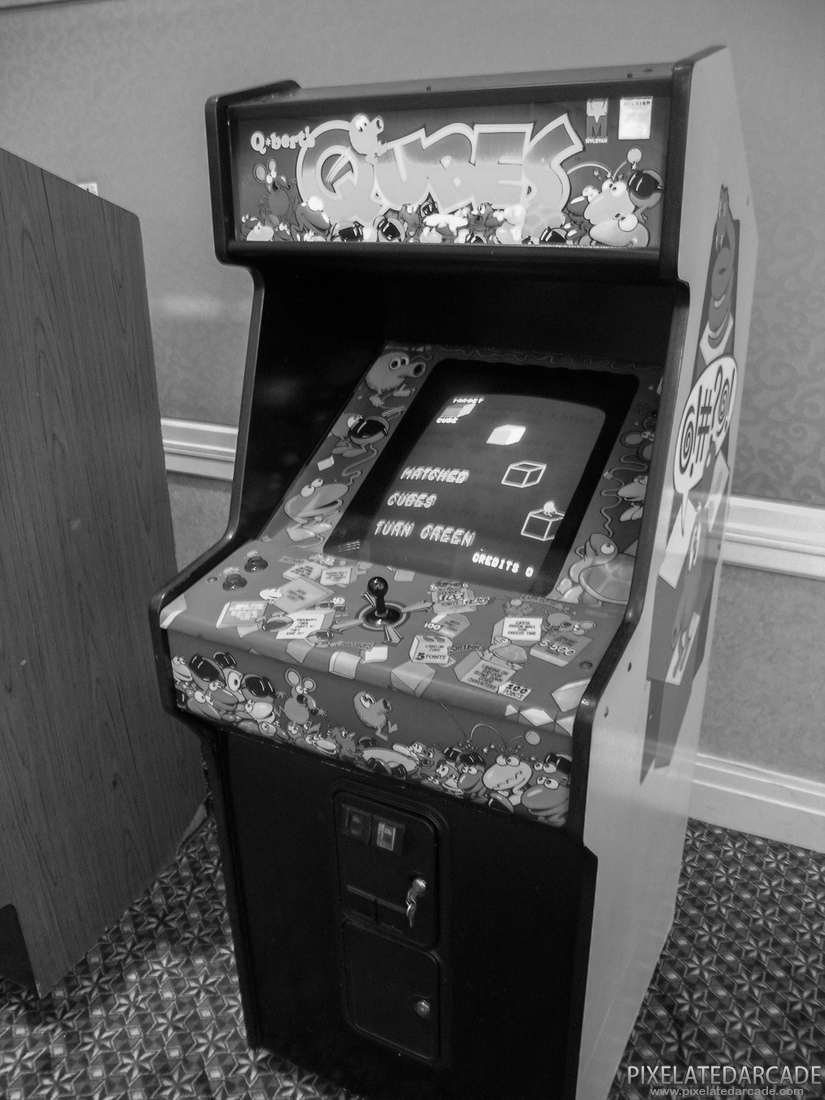 Q*bert's Qubes Photo: Q*bert's Qubes arcade cabinet at Classic Gaming Expo 2005