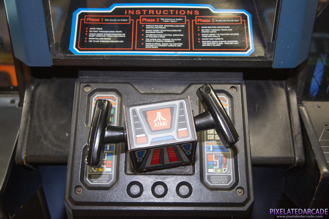 Star Wars: Return of the Jedi Photo: Return of the Jedi arcade cabinet - Controls