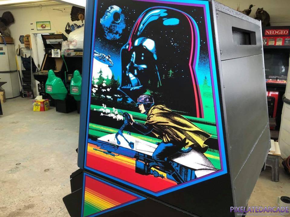 Star Wars: Return of the Jedi Photo: Return of the Jedi arcade cabinet - Right side