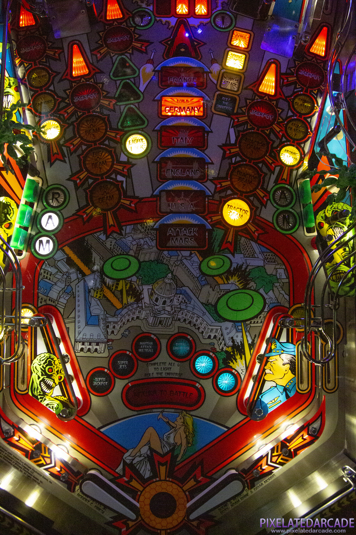 Attack from Mars Photo: Attack from Mars playfield