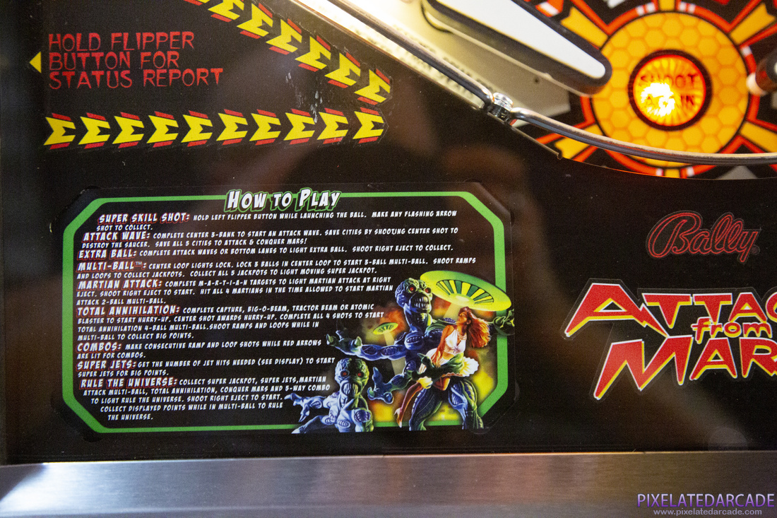 Attack from Mars Photo: Instruction card