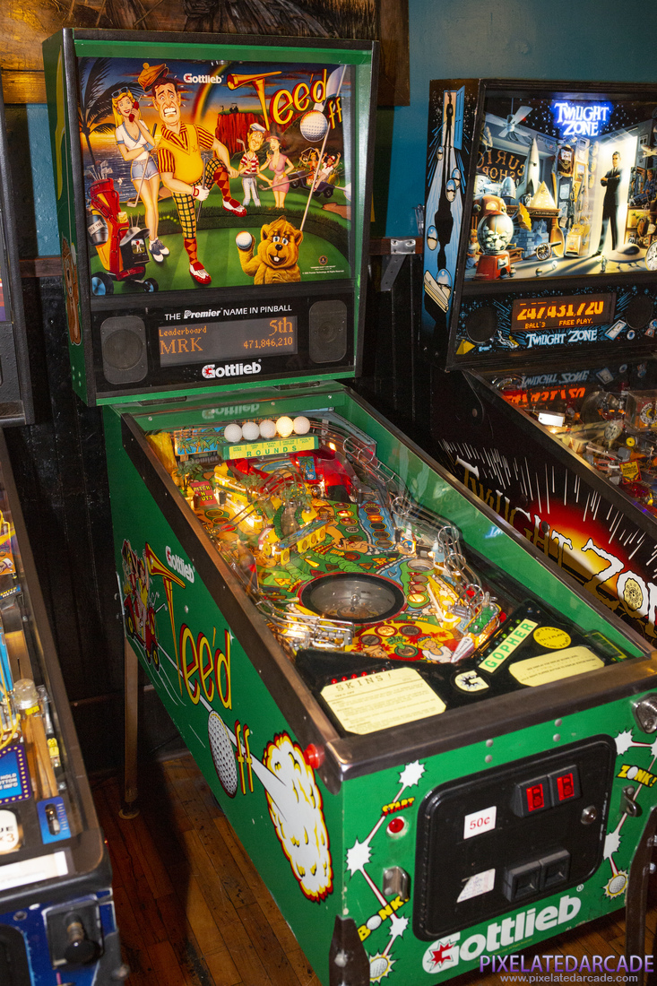 Tee'd Off Photo: Tee'd Off pinball cabinet