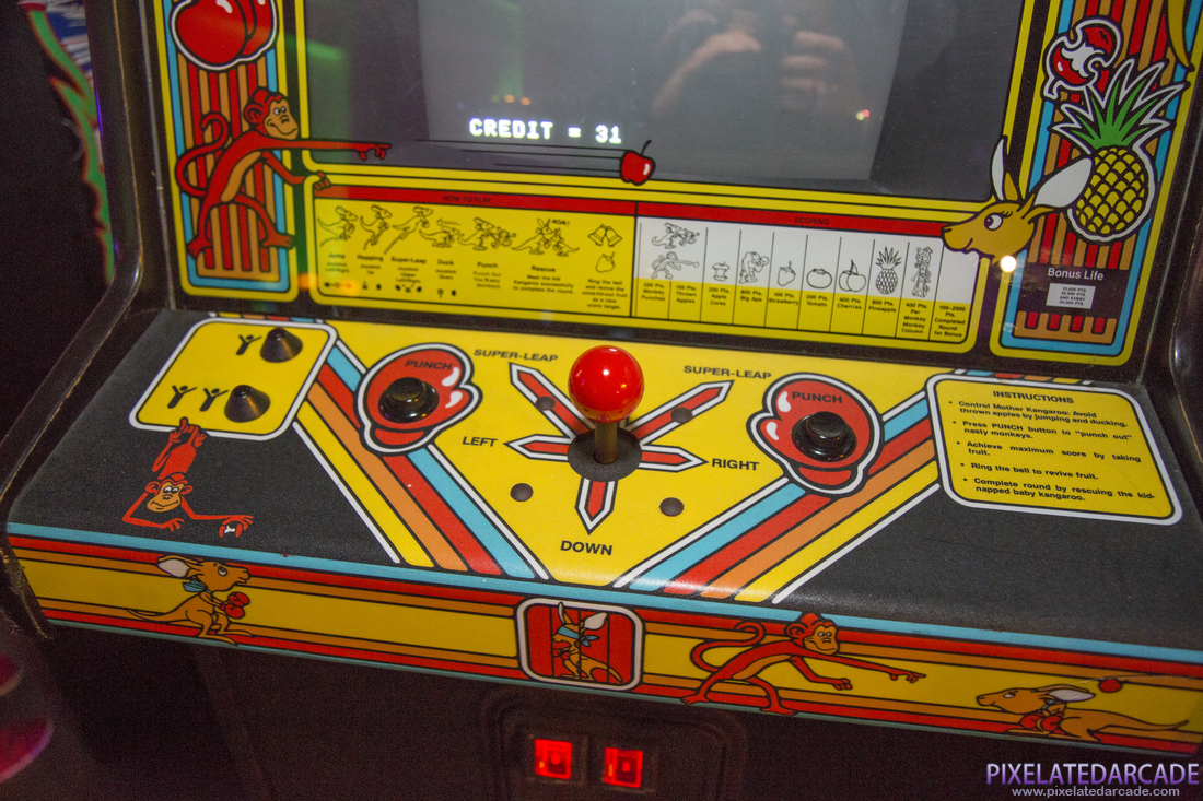Kangaroo Photo: Kangaroo arcade control panel