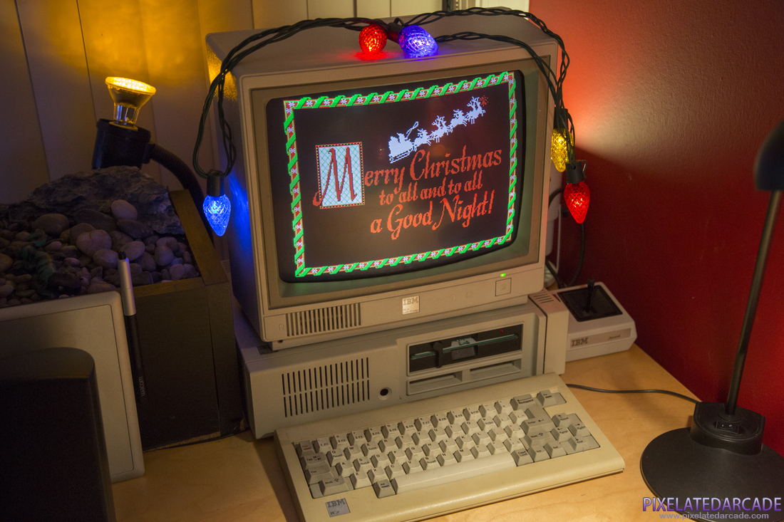 Jingle Disk Photo: Jingle Disk running on an IBM PCjr