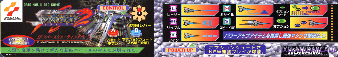 Salamander 2 Photo: Japanese version artwork 3
