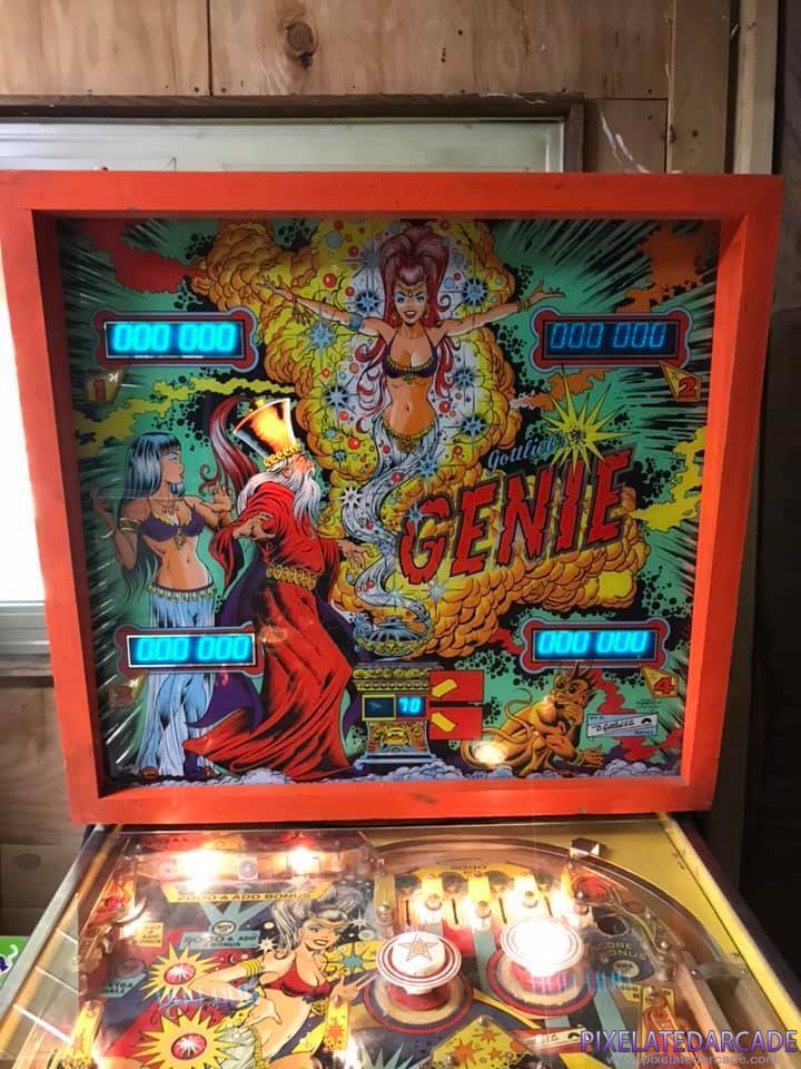 Genie Photo: Genie backglass