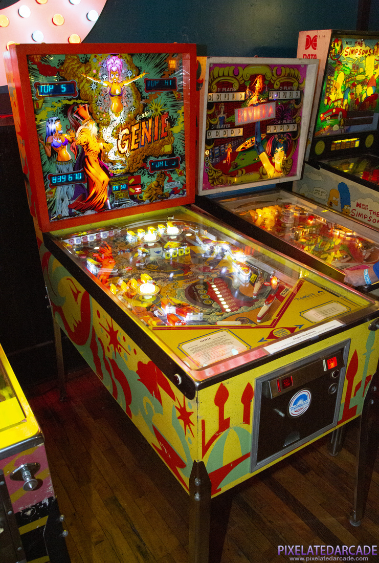 Genie Photo: Genie pinball cabinet