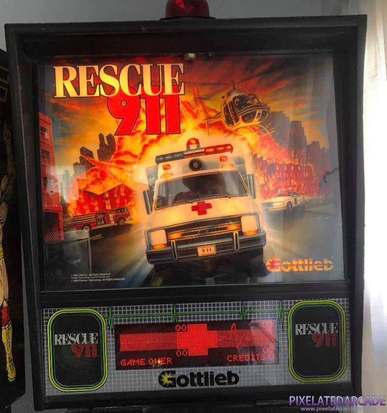 Rescue 911 Photo: Rescue 911 - Backglass