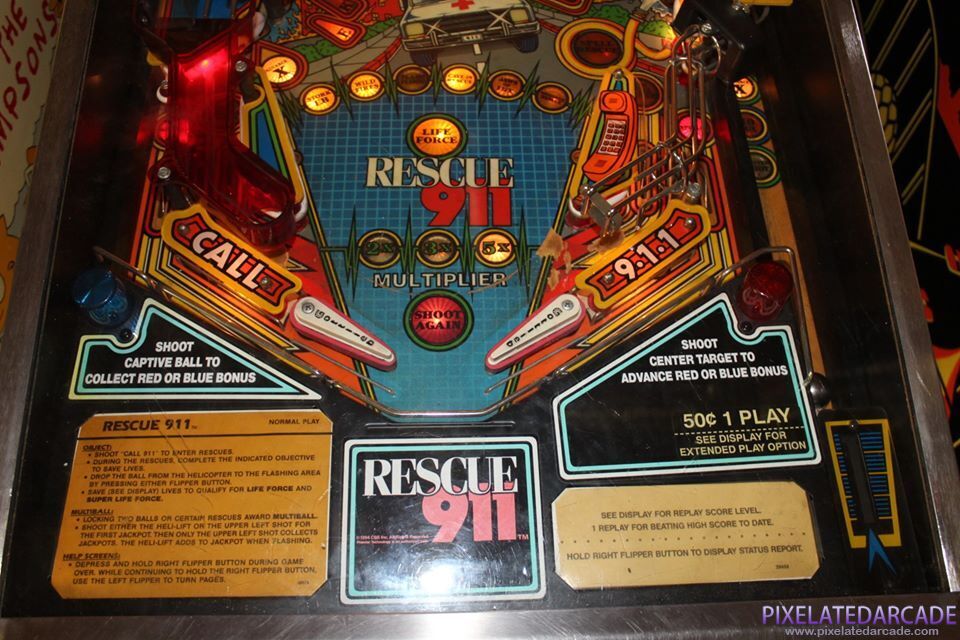 Rescue 911 Photo: Rescue 911 - Lower playfield