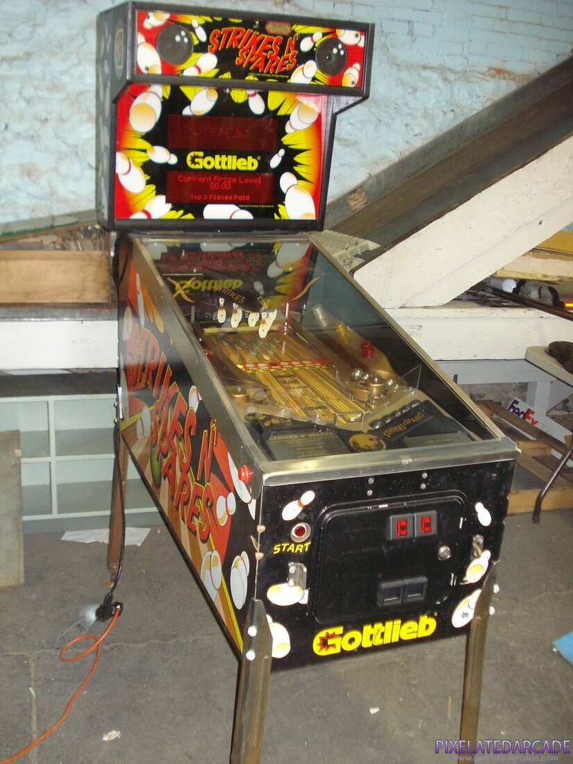Strikes N' Spares Photo: Strikes N' Spares pinball cabinet