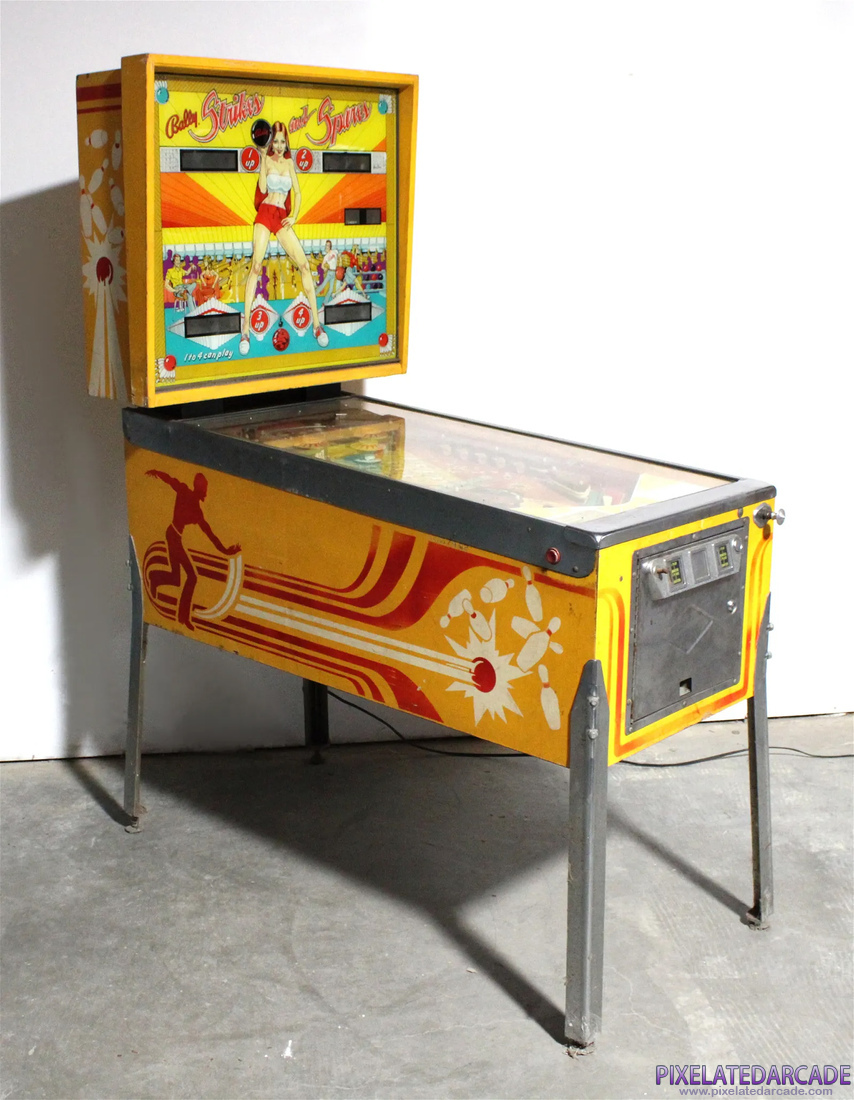 Strikes and Spares Photo: Strikes and Spares pinball cabinet