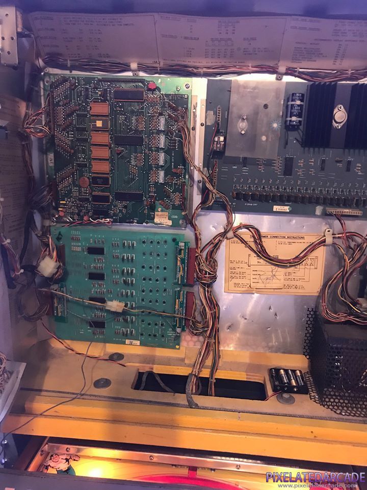 Strikes and Spares Photo: Inside backbox