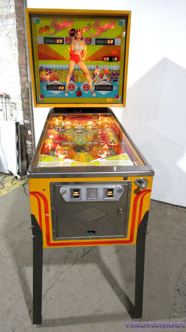 Strikes and Spares Photo: Strikes and Spares pinball cabinet