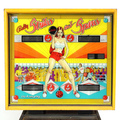 Strikes and Spares pinball cabinet - Backbox