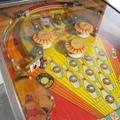 Strikes and Spares pinball cabinet - Upper playfield