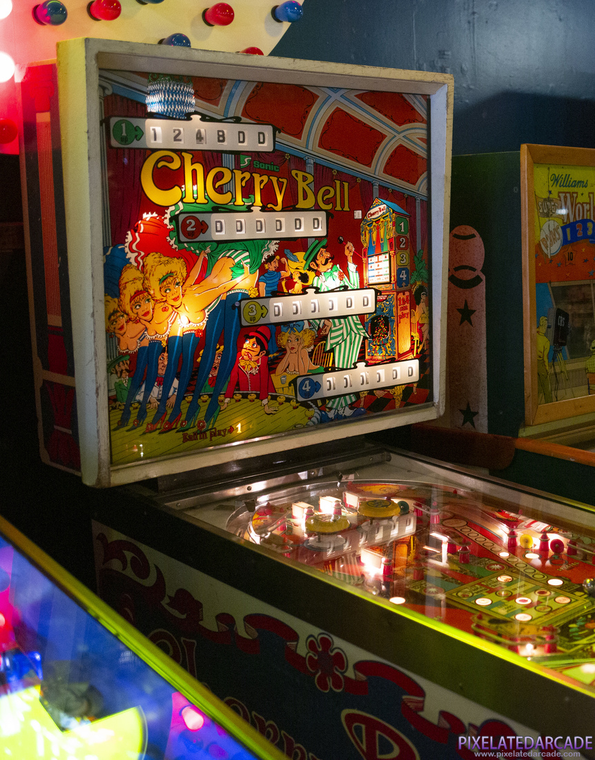 Cherry Bell Photo: Cherry Bell pinball cabinet