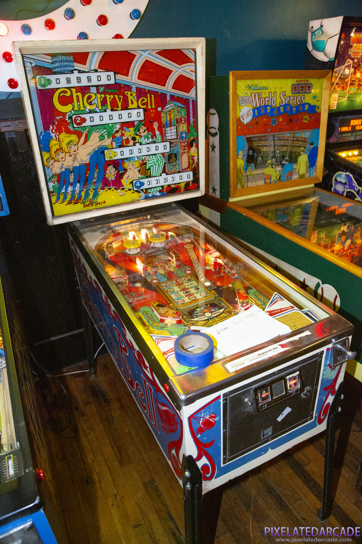 Cherry Bell Photo: Cherry Bell pinball cabinet