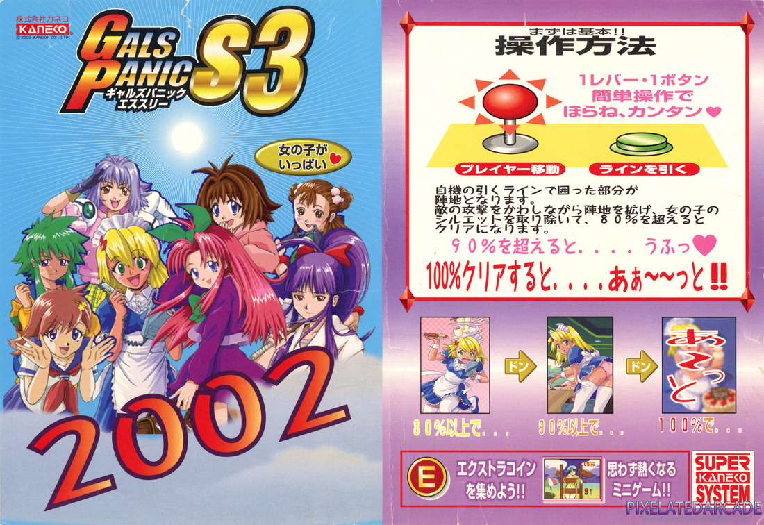 Gals Panic S3 Photo: Gals Panic S3 arcade artwork