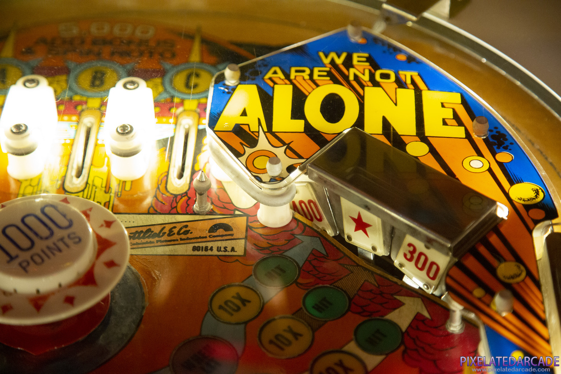 Close Encounters of the Third Kind Photo: Playfield detail