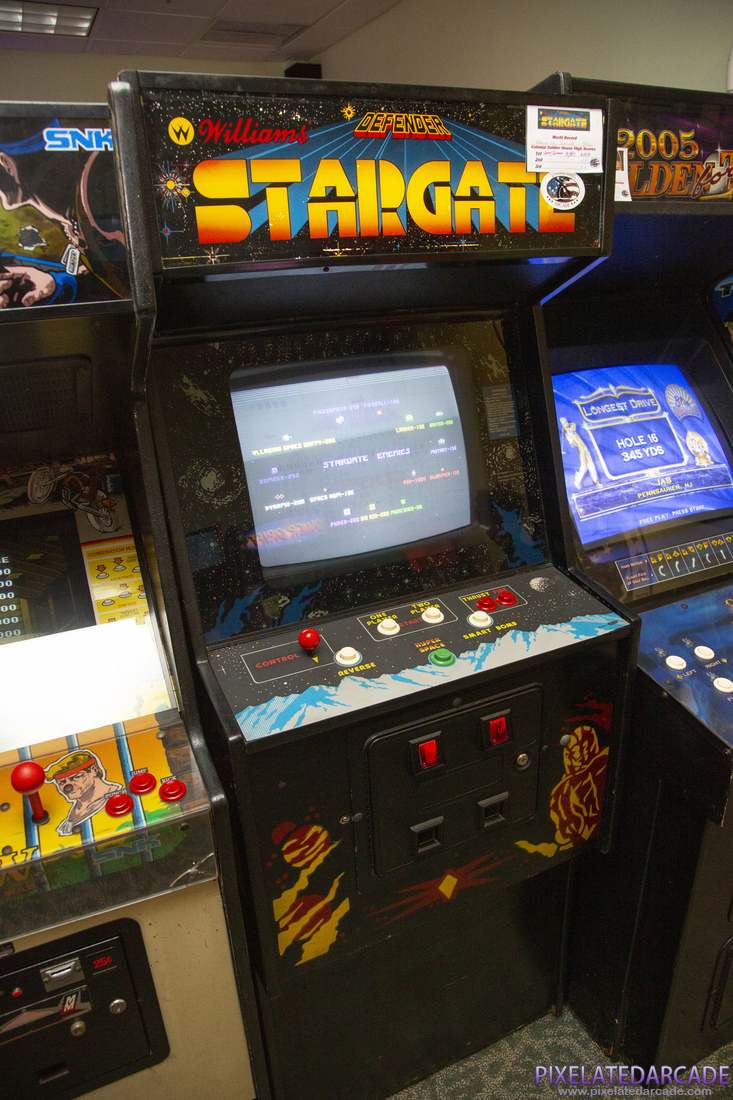 Stargate Photo: Stargate in Defender cabinet