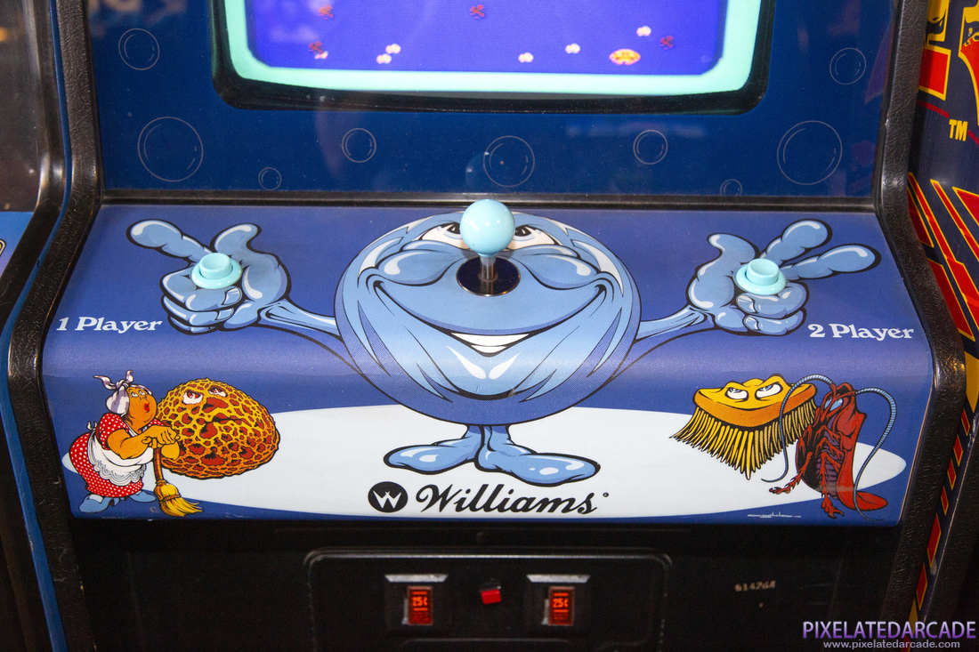 Bubbles Photo: Bubbles arcade cabinet - Controls