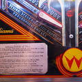 Swords of Fury pinball cabinet - Instruction card